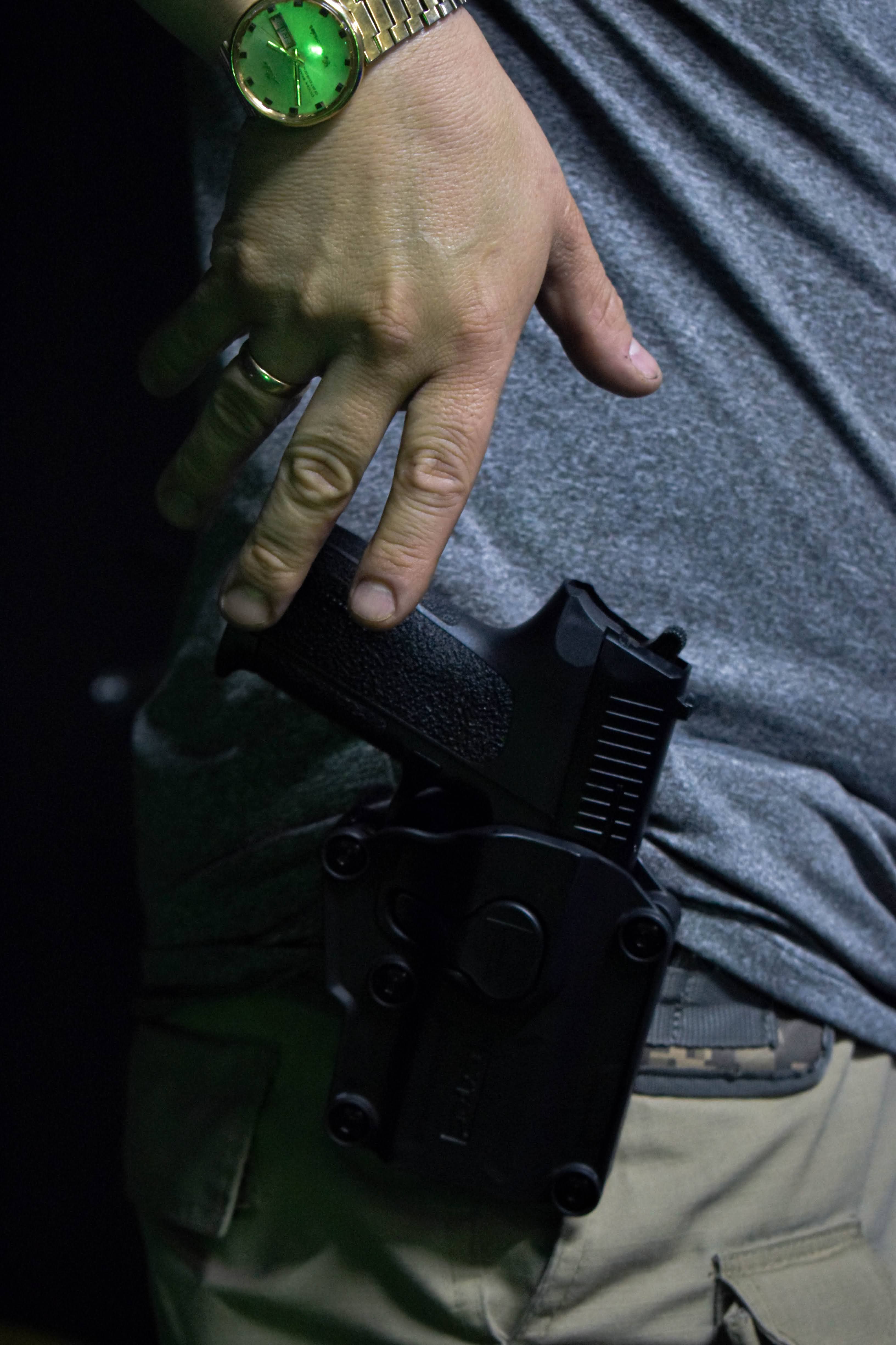 Extracción del arma