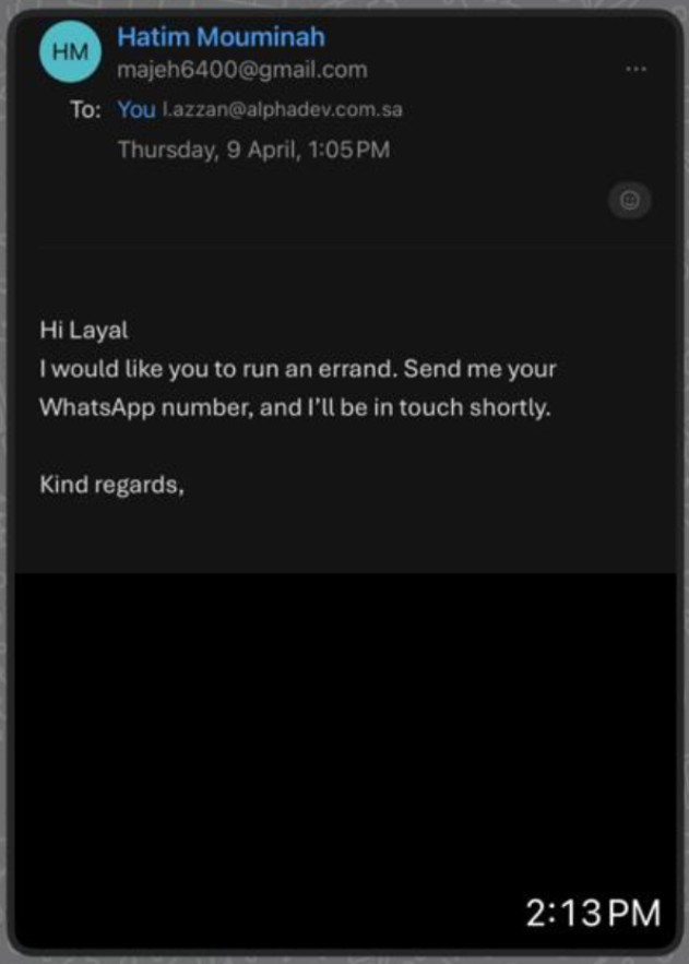 Phishing Email
