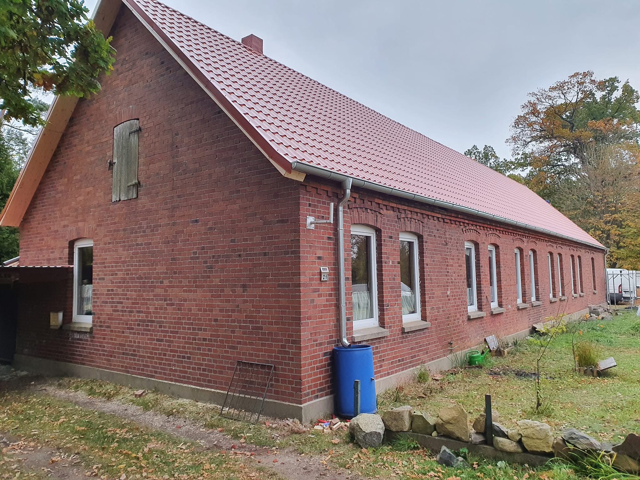 Fertiggestelltes Wohnhaus