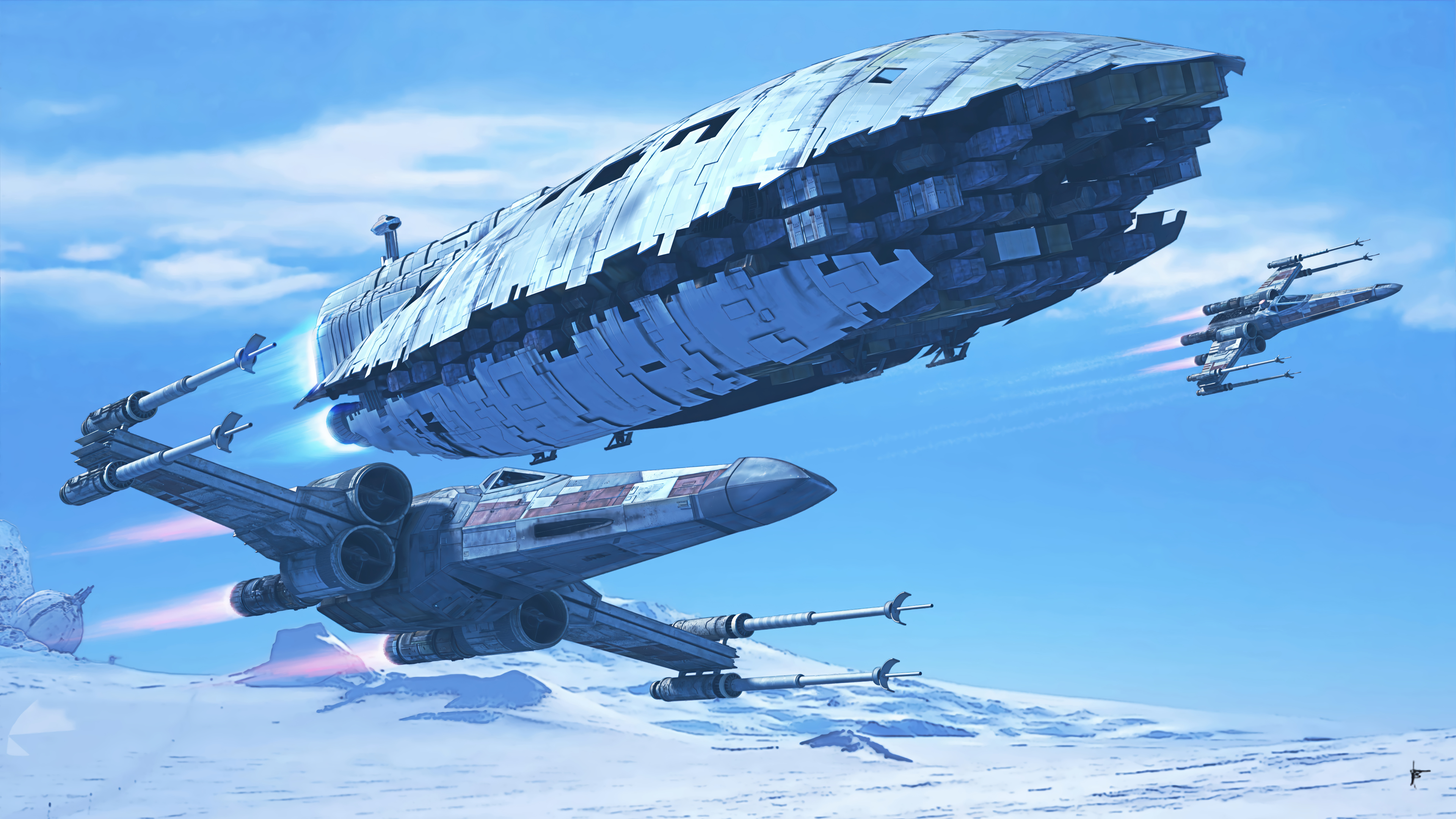 Star Destroyer Ice Battle Movie