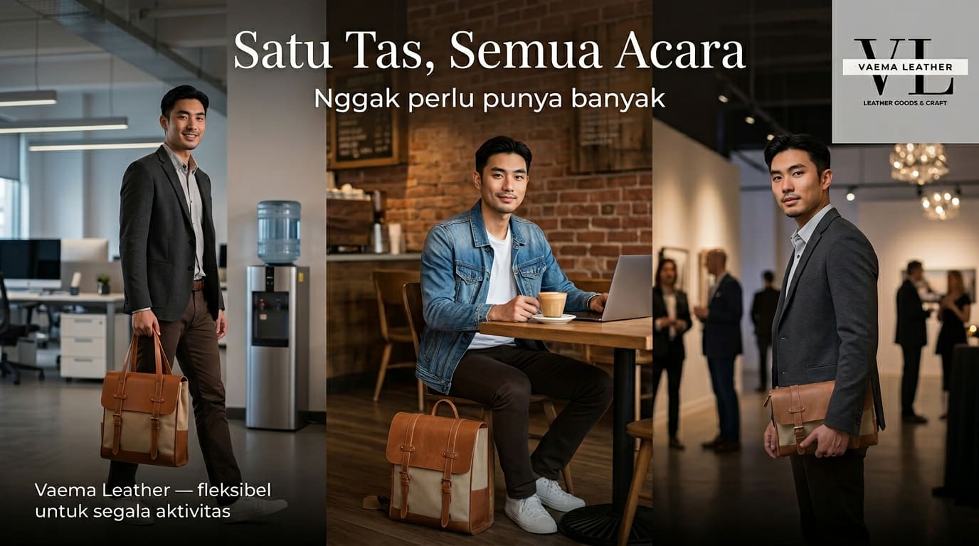 Vaema Leather — Satu Tas Semua Acara