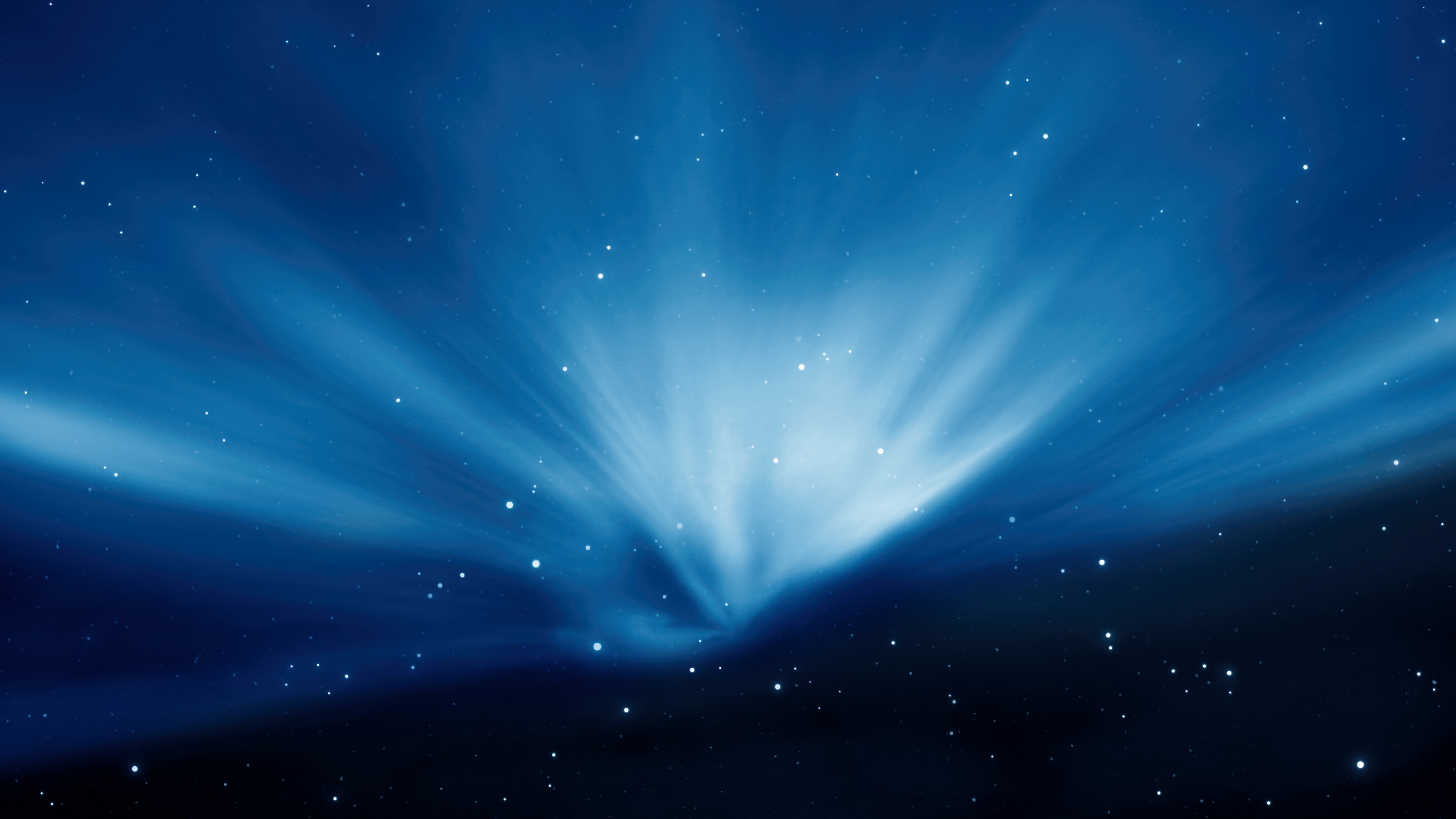 Blue Beam Stars Space