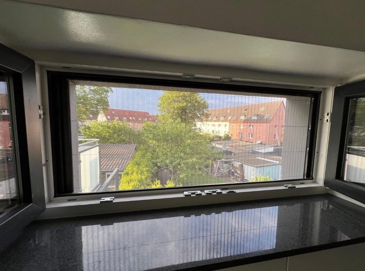 Fenster mit Insektenschutz Plissee – PlisseeGuard Mannheim