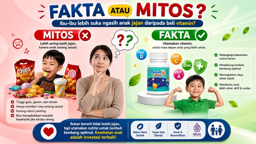 Smart Up Plus - Mitos vs Fakta, Kesehatan Anak Adalah Investasi Terbaik