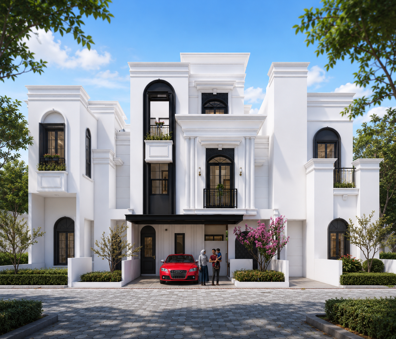 Rumah Villa Type 112 Al-Fath Green Hills