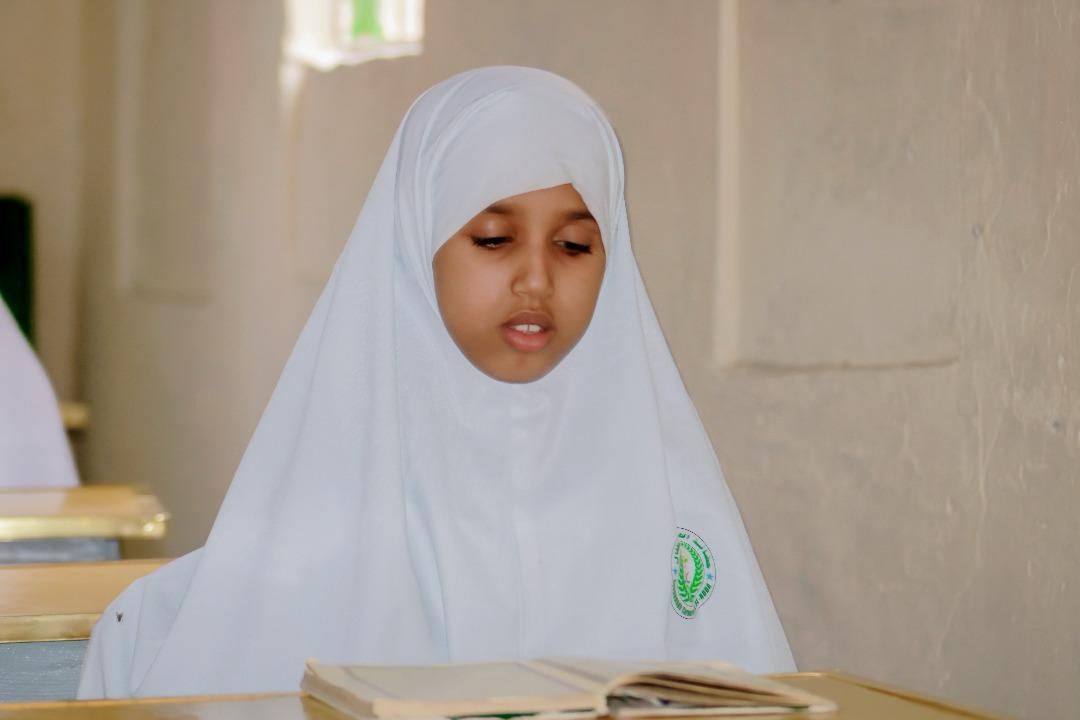 Student reading