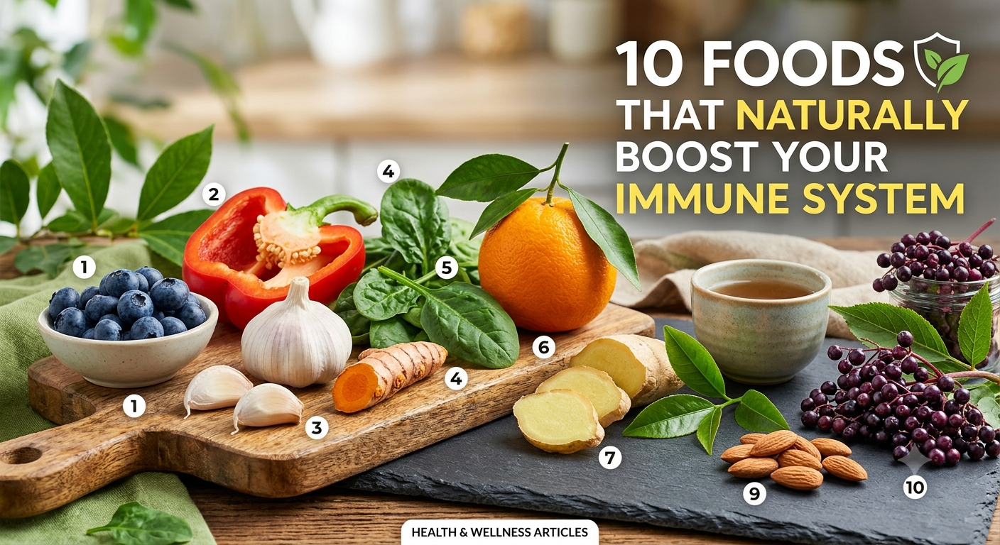 10 Foods That Naturally Boost Your Immune System