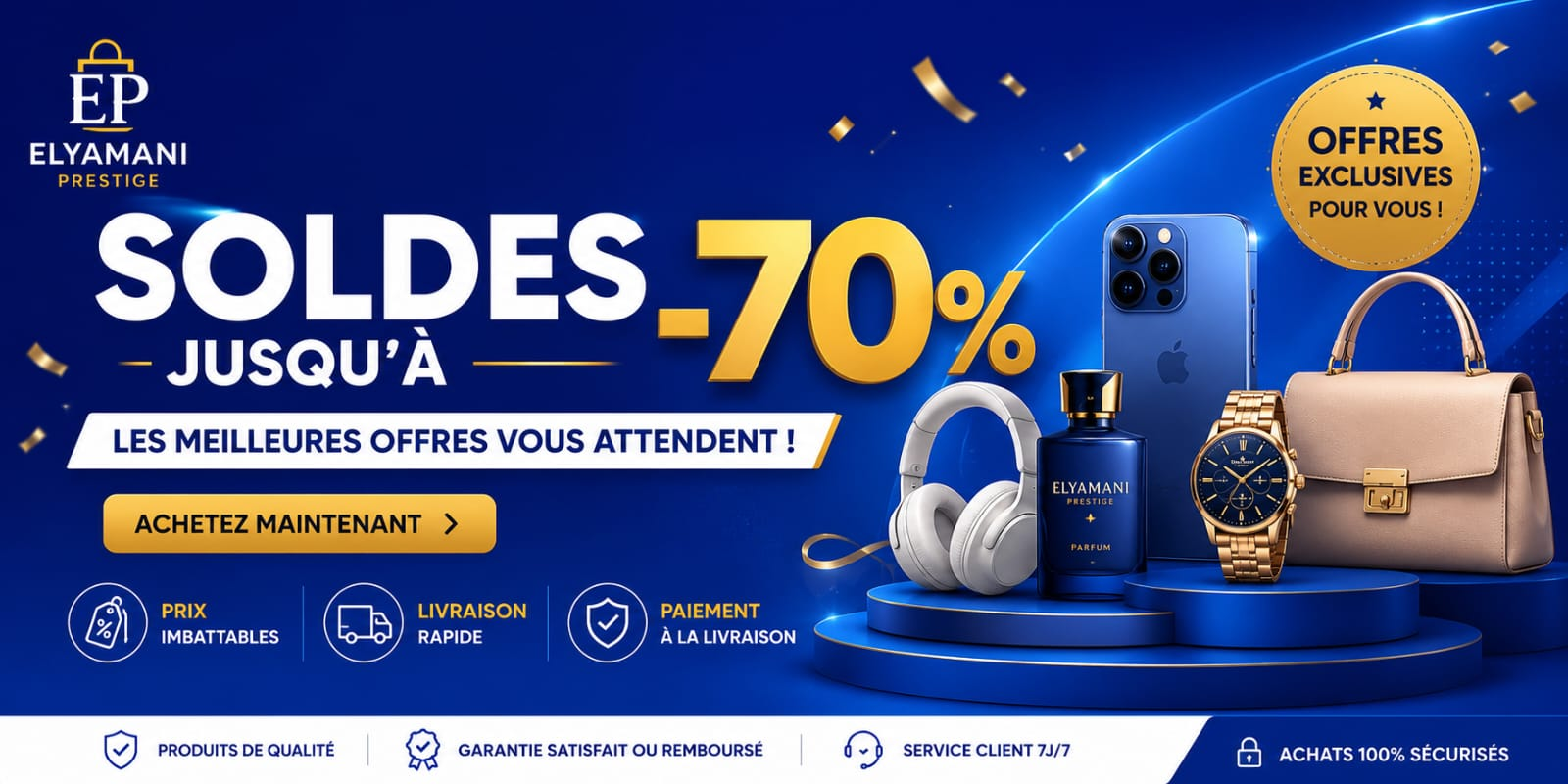 Soldes jusqu'à 70%