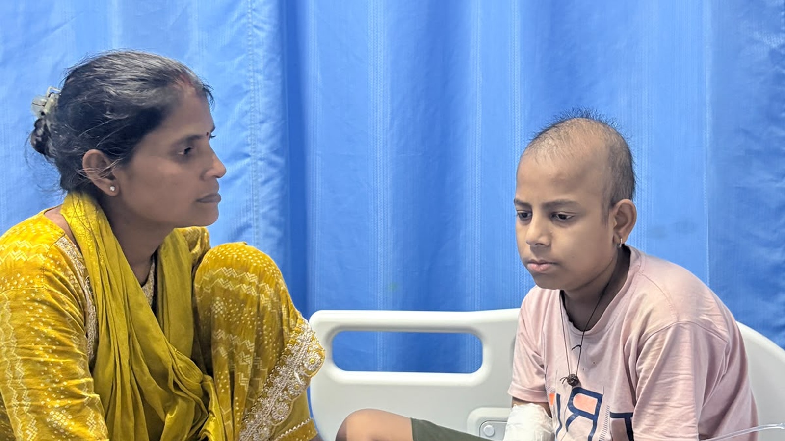 Kuldeep receiving care