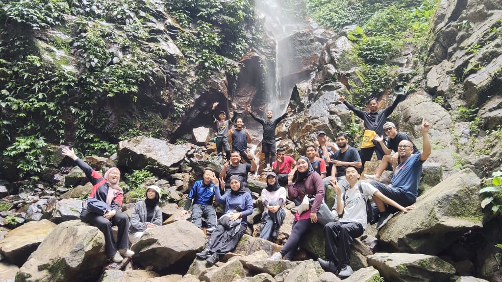Company Trip Waterfall Adventure