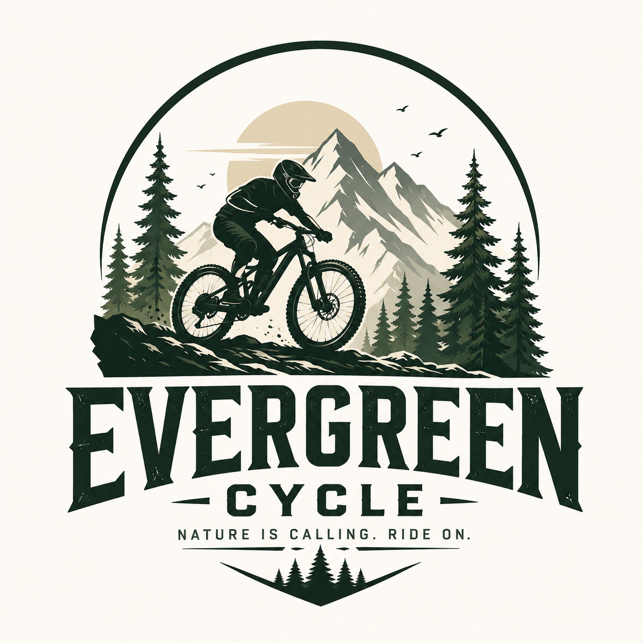 Evergreen Cycle Logo