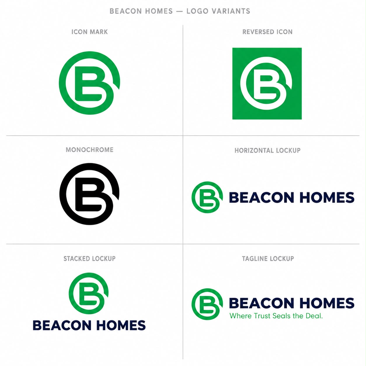 Beacon Homes logo variants