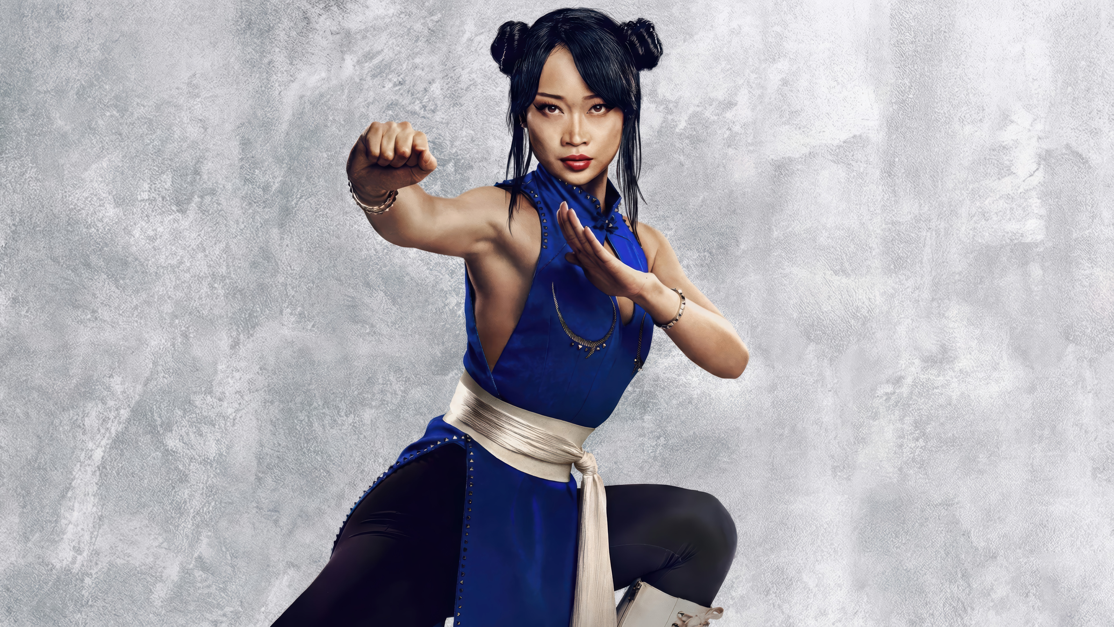 Blue Hair Martial Arts Movie
