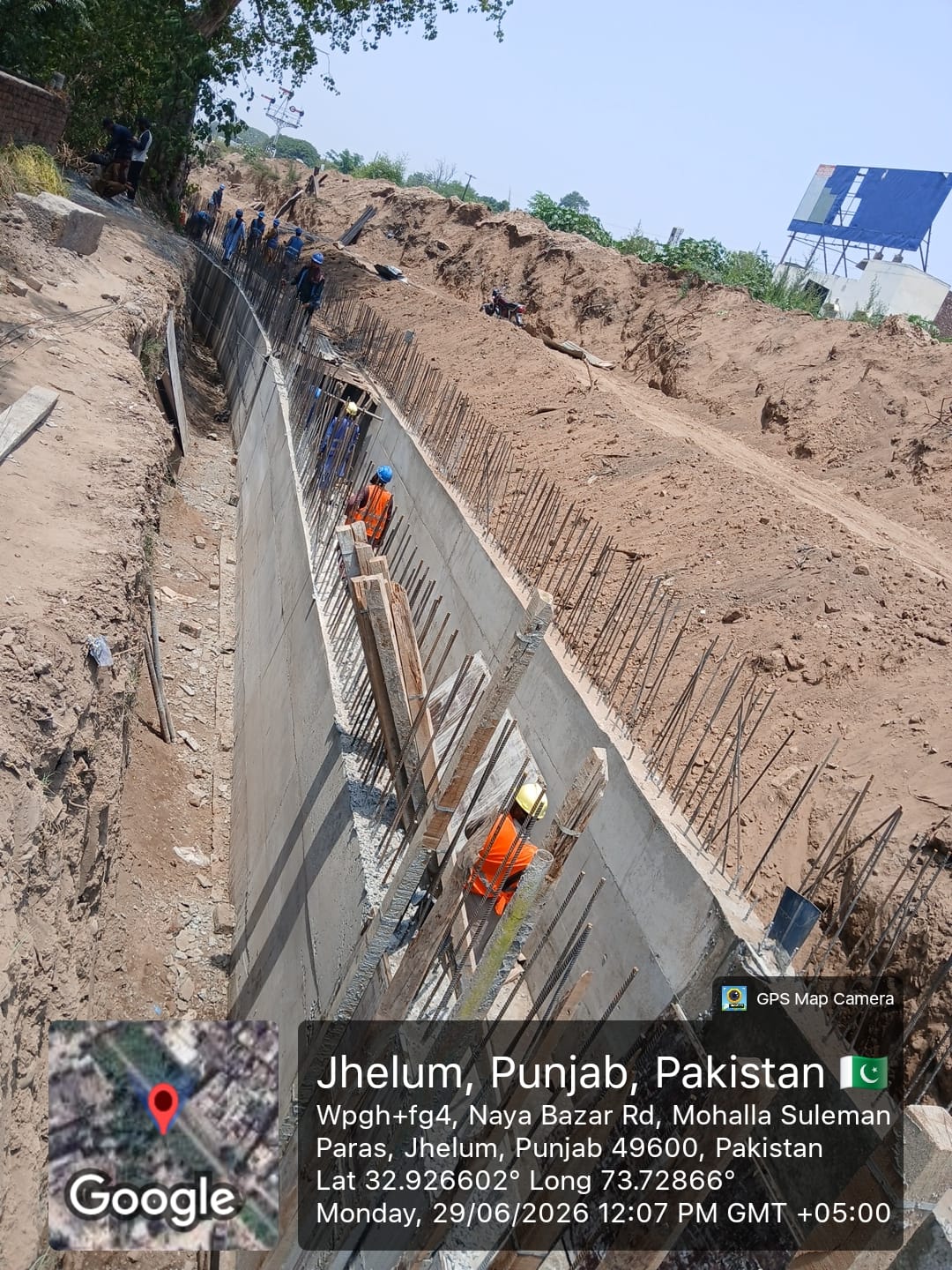 Salman Paras Drain Construction