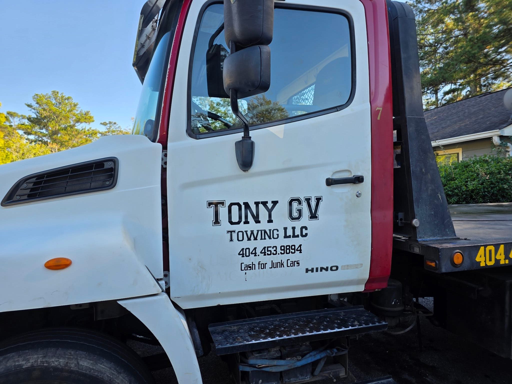 Rotulación de grúa Tony GV Towing