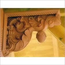Detailed Wooden Bracket