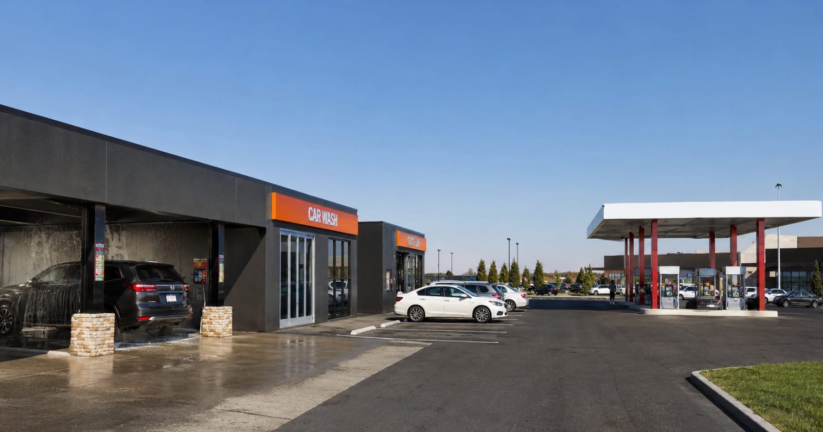 Car Wash and Filling Station