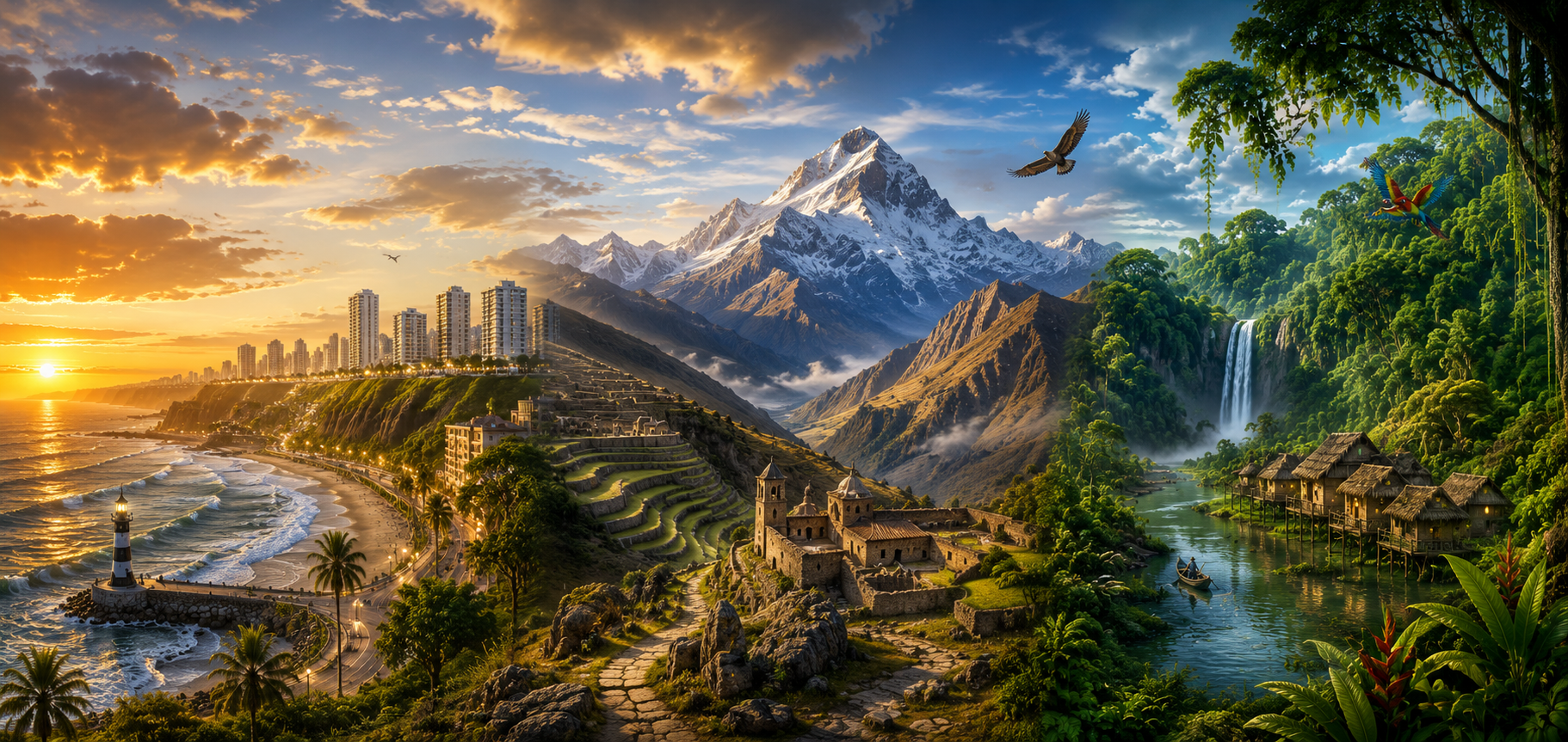 Amanecer en Perú