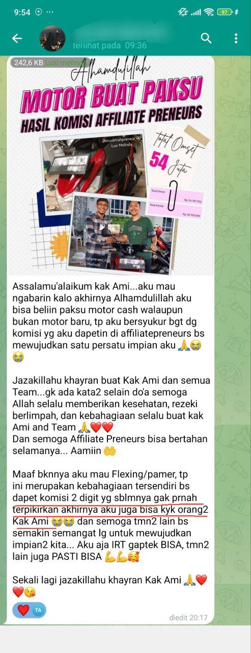 Testimonial Beli Motor