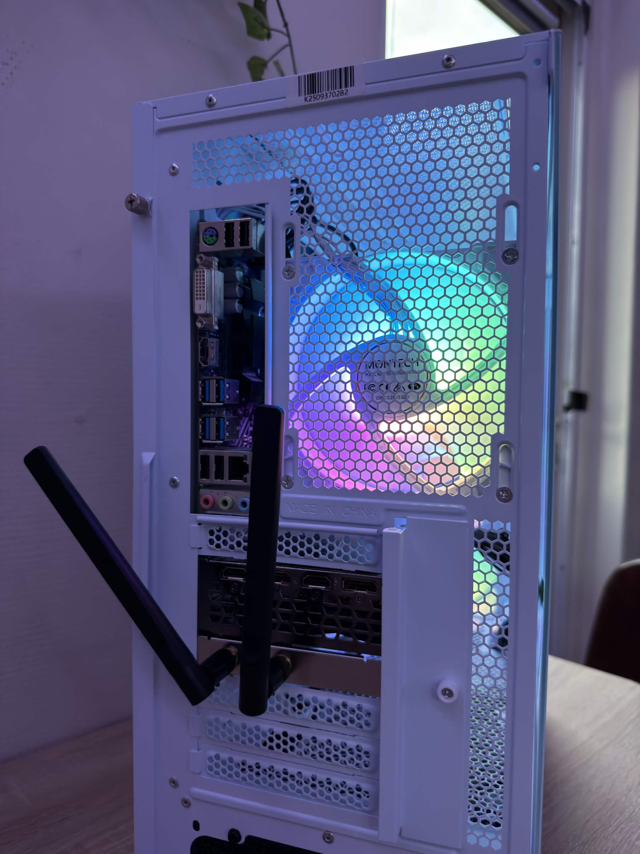 Achterkant PC