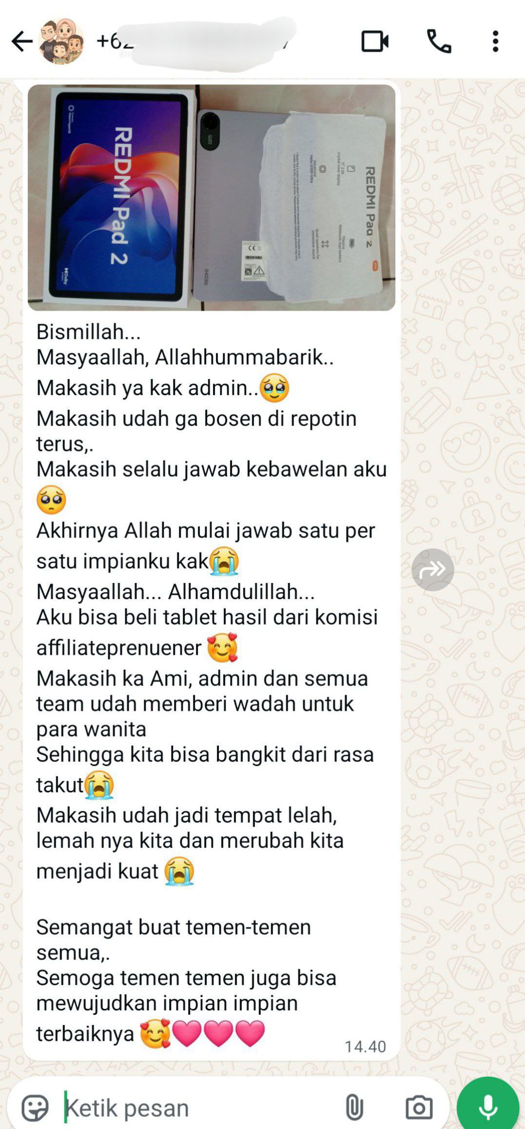 Beli Redmi Pad 2 dari Komisi