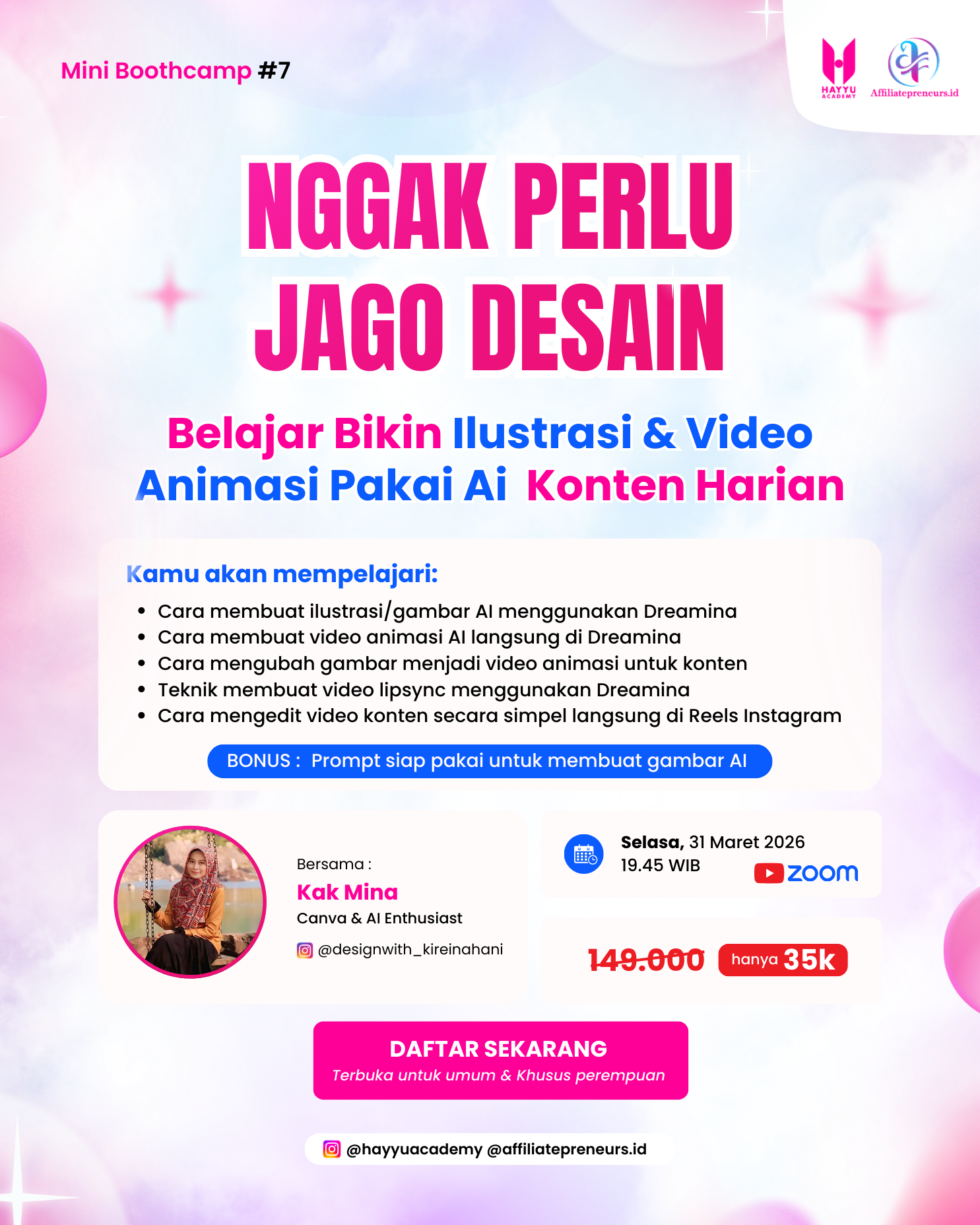 Flyer Mini Bootcamp