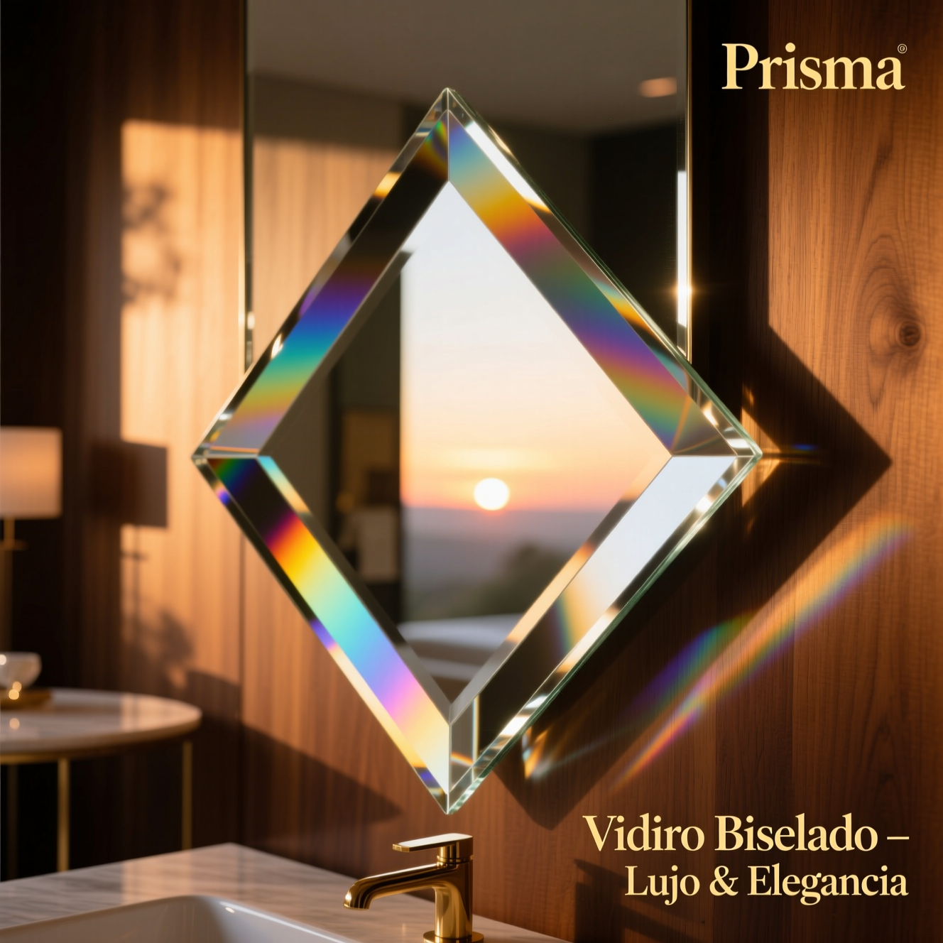 Vidrio Biselado de Lujo