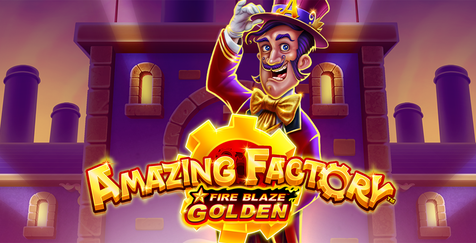 Fire Blaze Golden Amazing Factory Banner