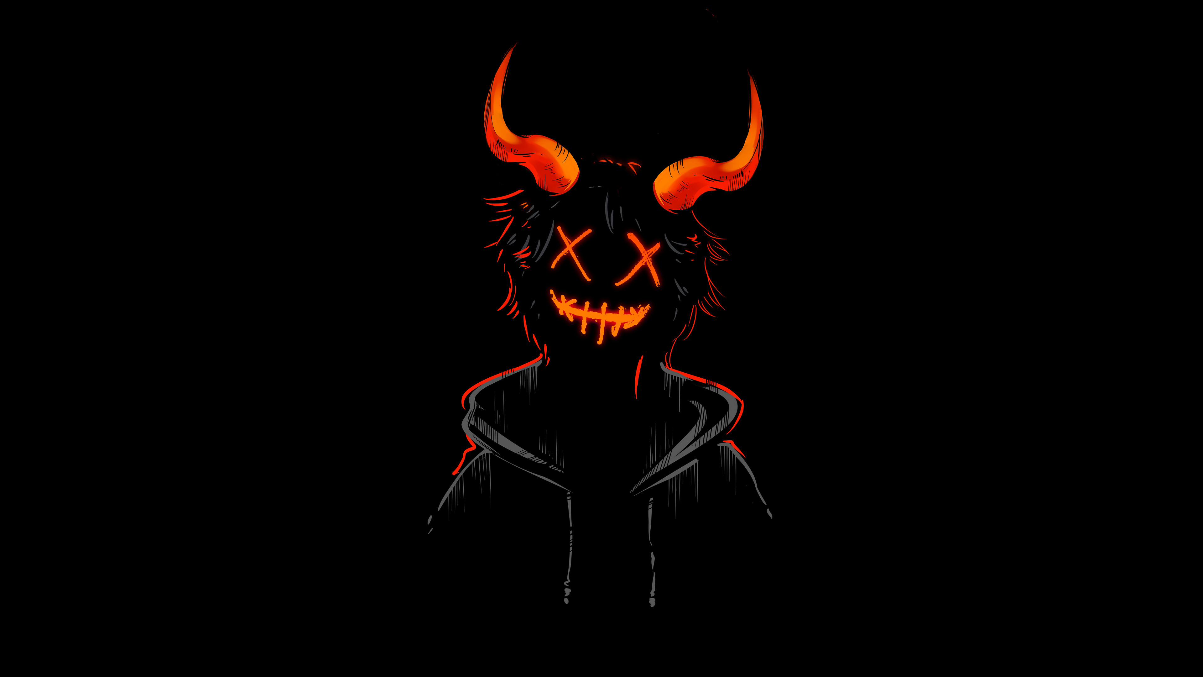 Demon Mask Smiley Anime