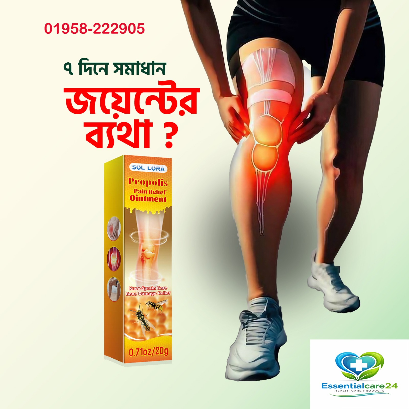 SOL LORA Propolis Pain Relief Ointment