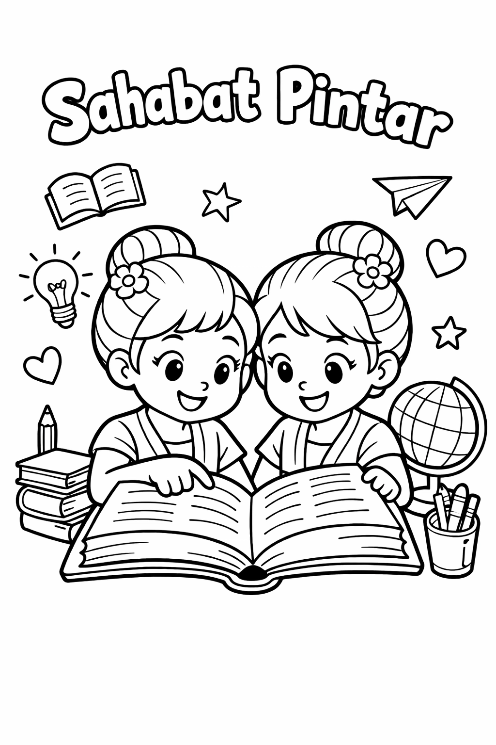 Sahabat Pintar - Gambar Mewarnai
