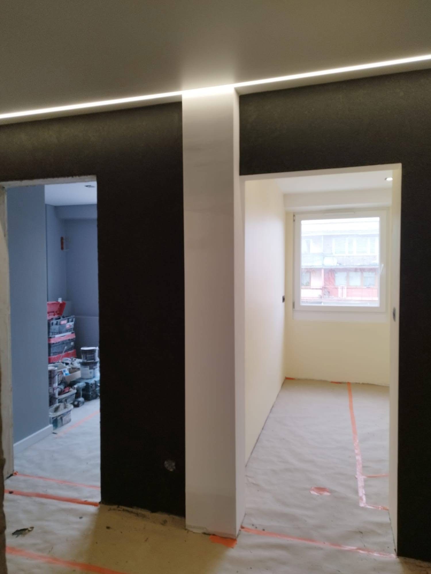 Baustelle während der Renovierung