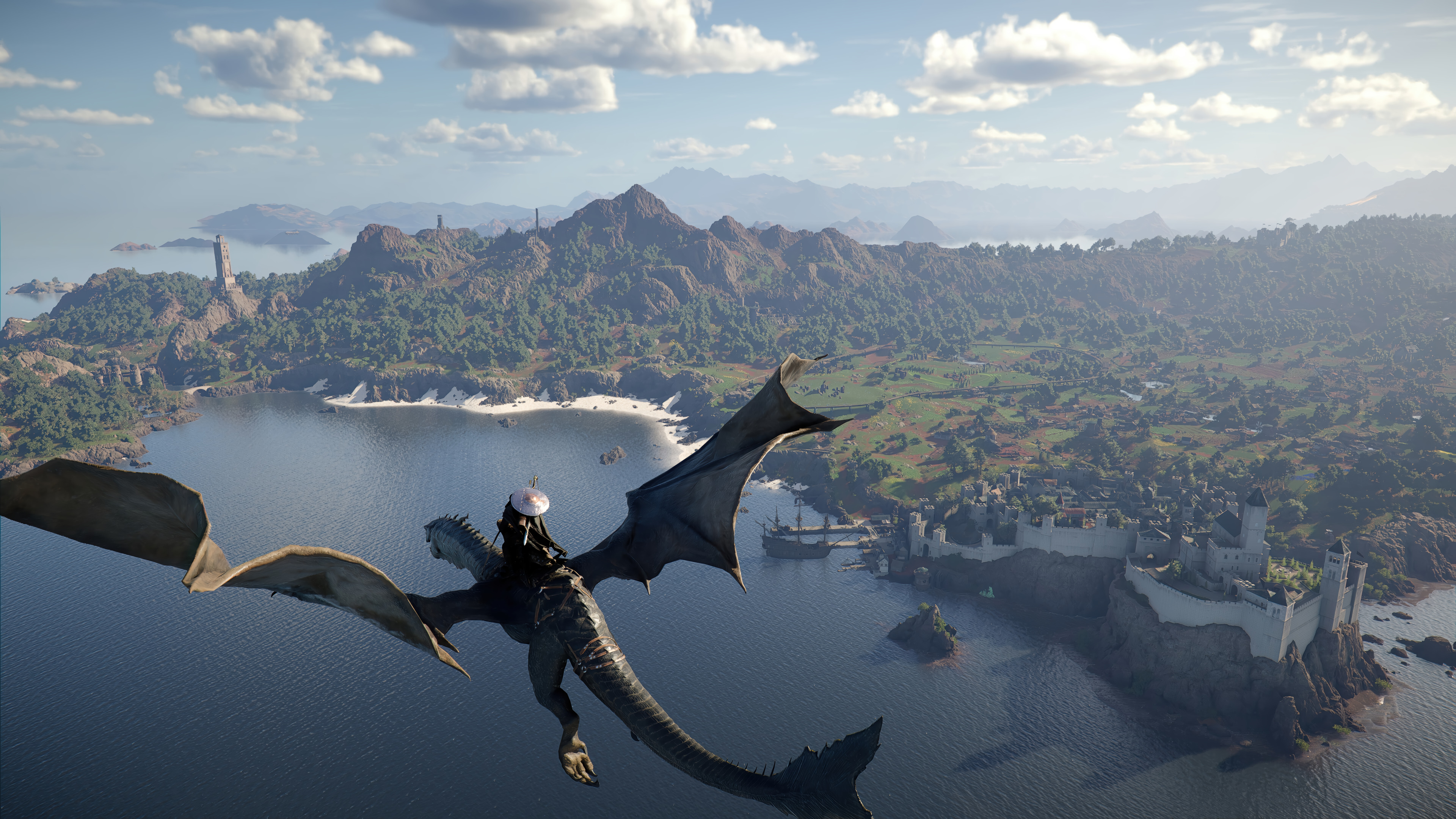 Crimson Desert Flying Dragon