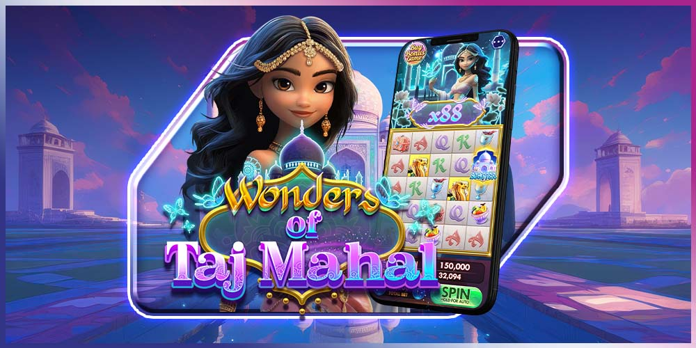 Wonders of Taj Mahal Slot Banner