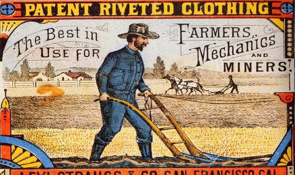 Vintage Levi Strauss advertisement