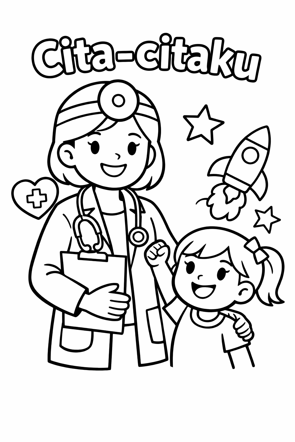 Cita-citaku - Gambar Mewarnai