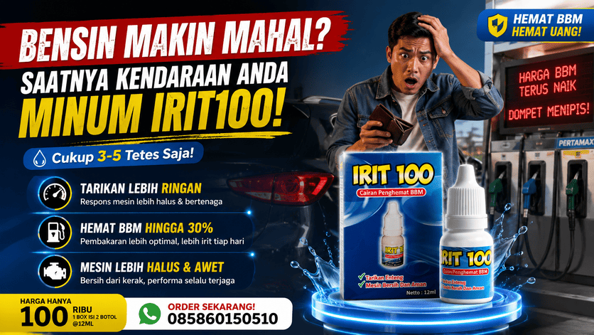 IRIT100 di pom bensin — hemat BBM hingga 30%