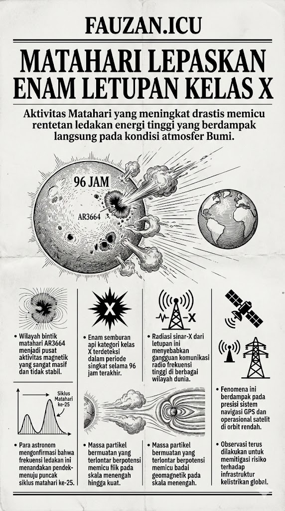 Matahari Lepaskan Letupan Kelas X