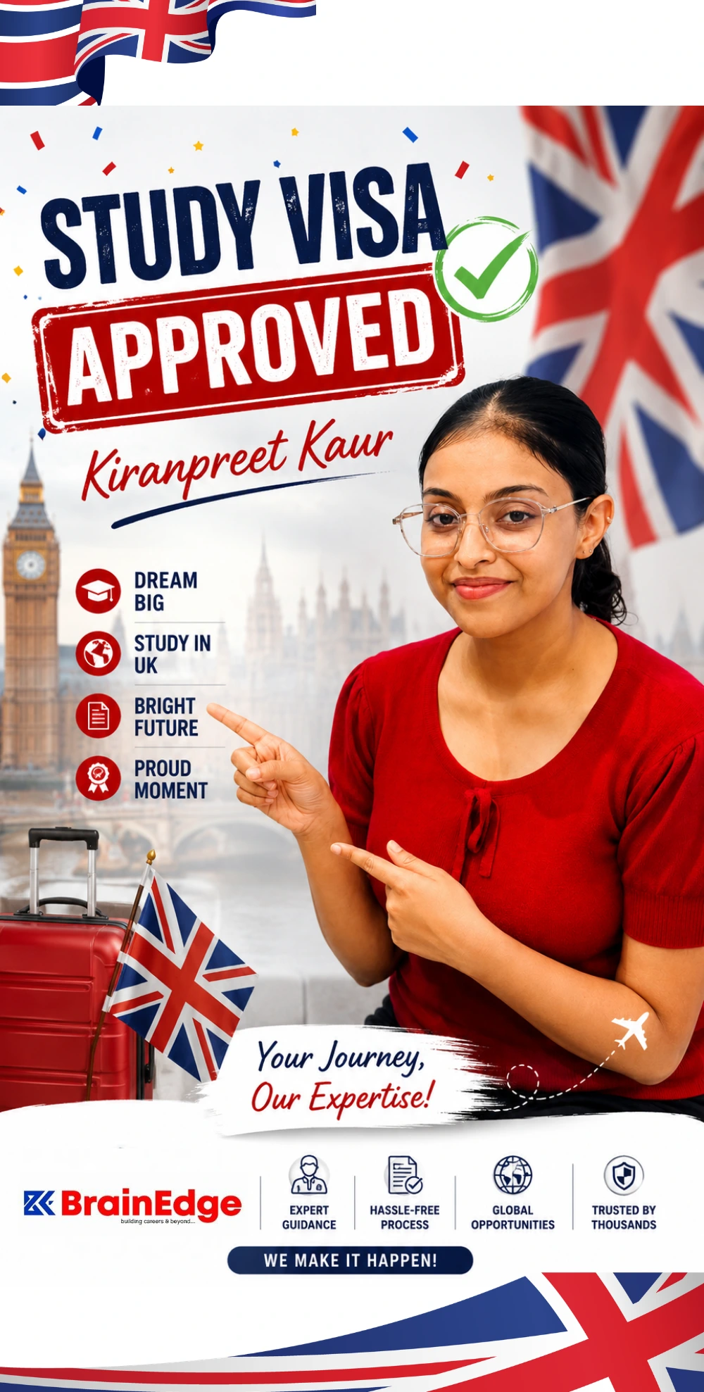 Kiranpreet Kaur - UK Study Visa