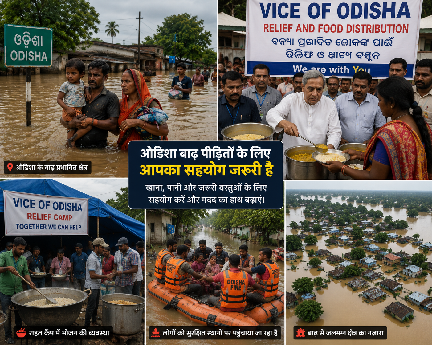 Voice of Odisha Relief Camp