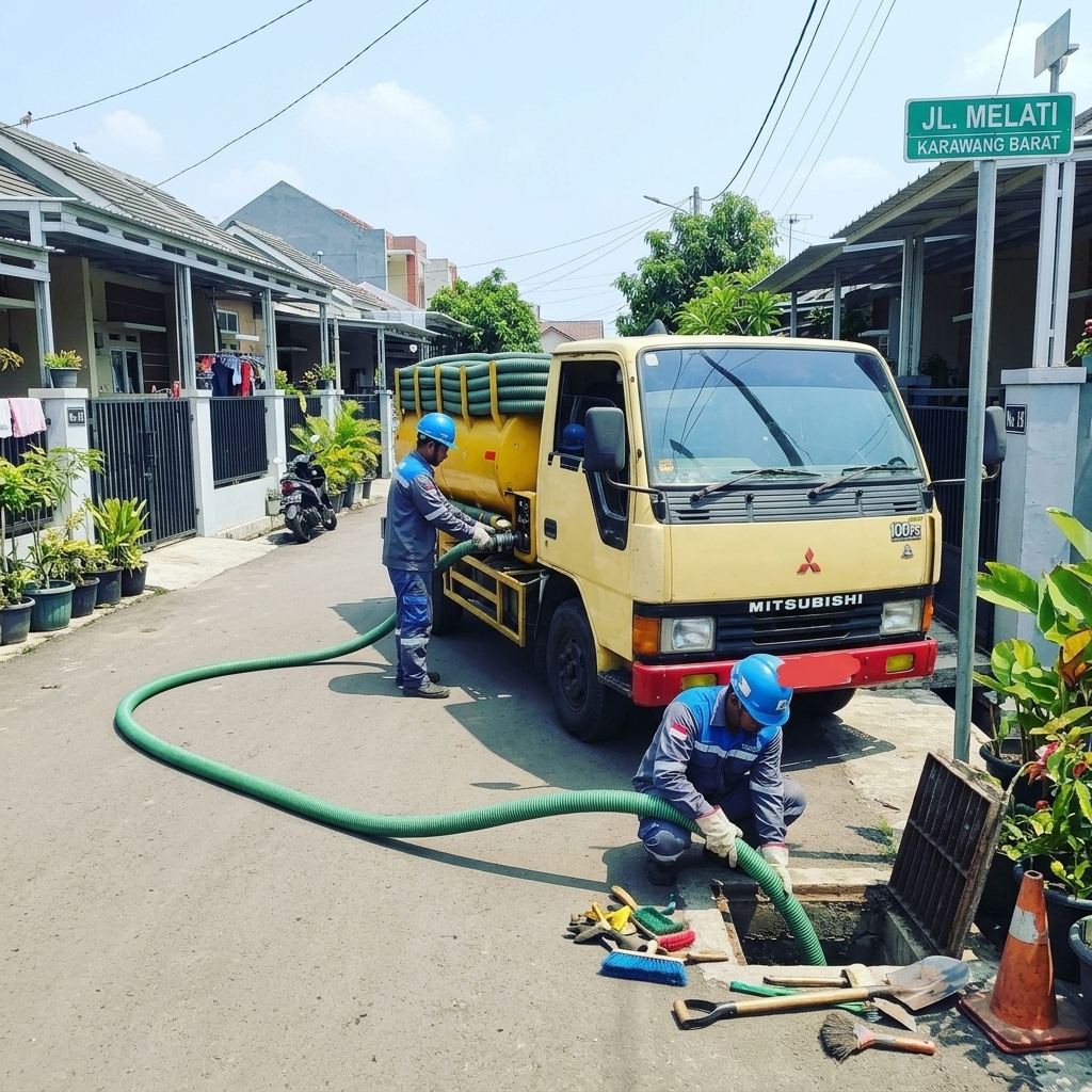 Pengerjaan di JL. Melati