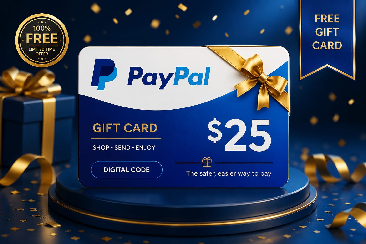PayPal Gift Card Background