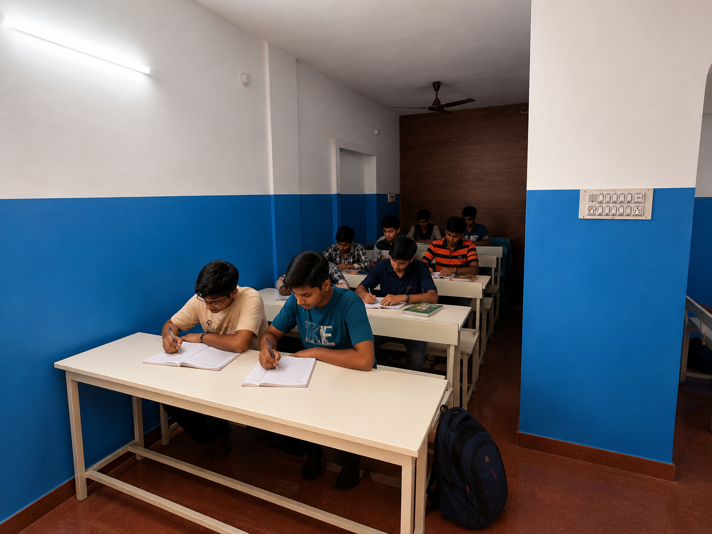 Students at desks
