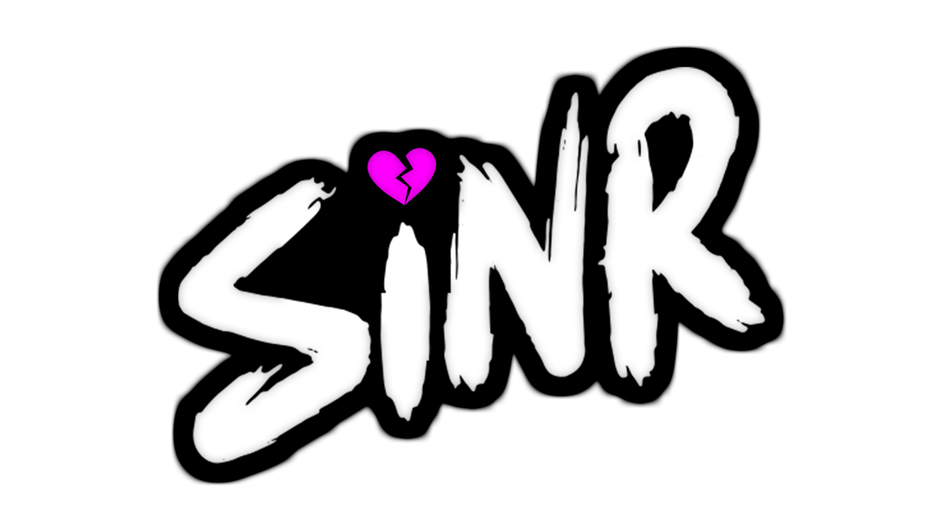 SiNR Logo - Broken Heart Design