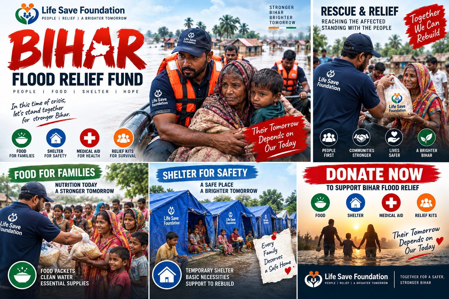 Bihar Flood Relief Poster 2