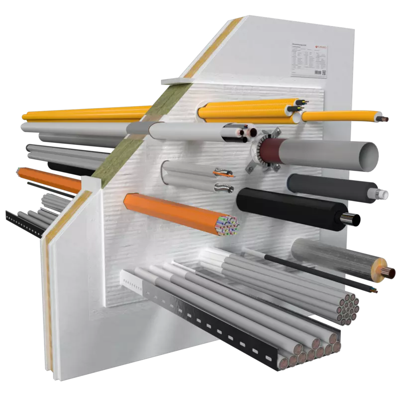 Fire Stopping System Products Display