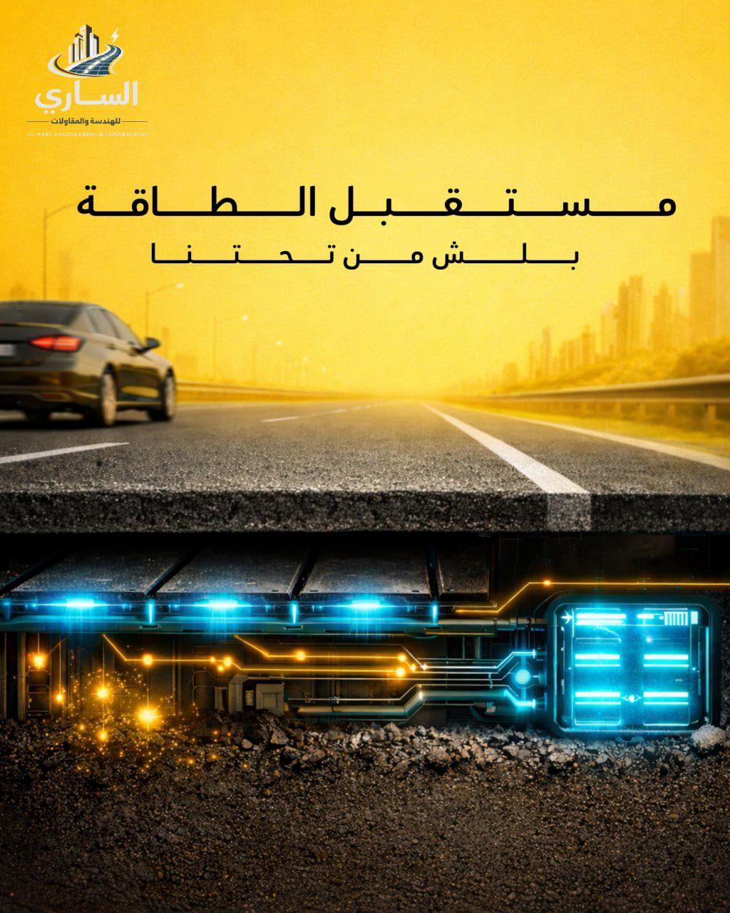 Solar Road Cross Section