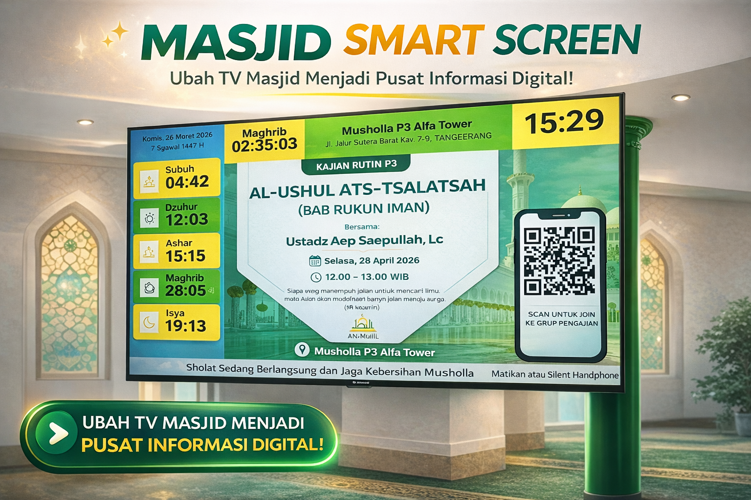 Masjid Smart Screen Display 2