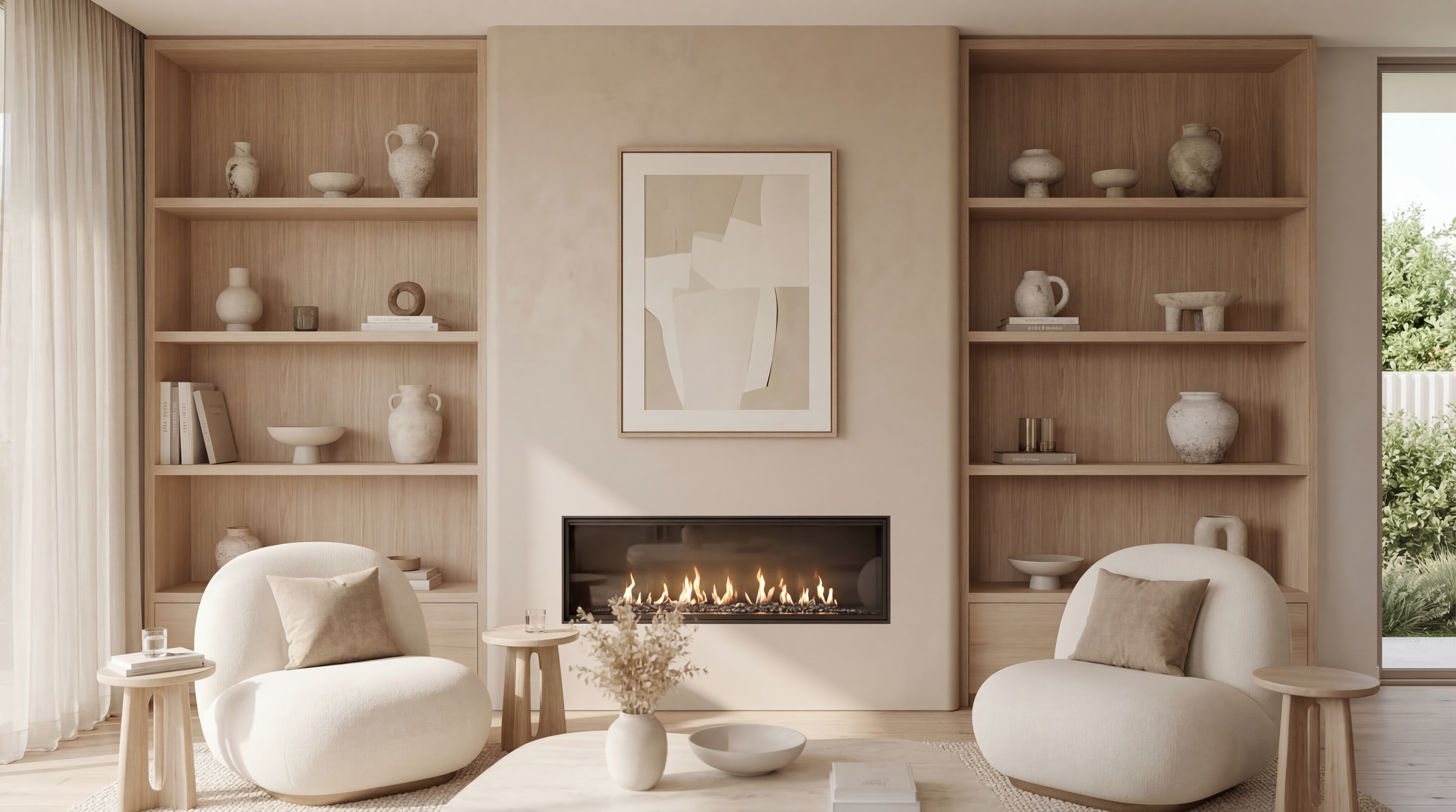 Симметричный интерьер