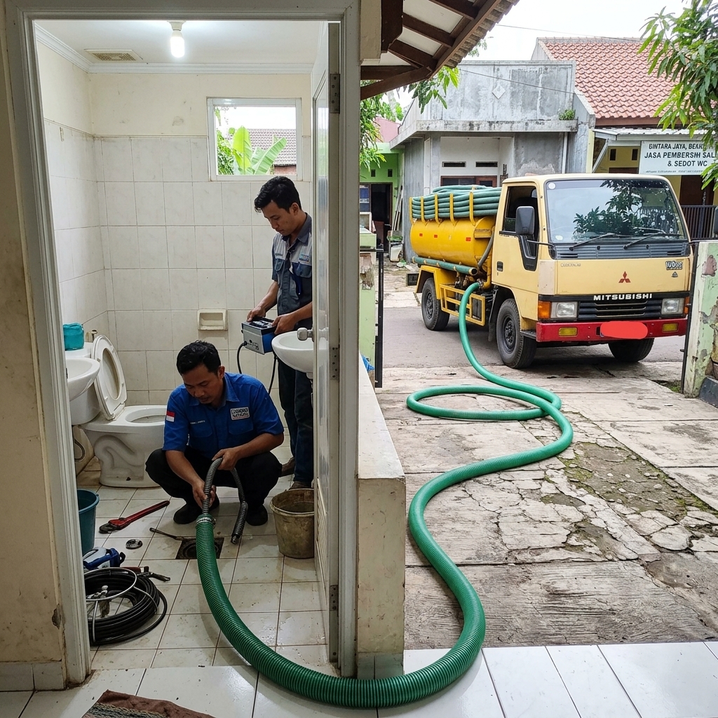 Kantor PT Hadi Jaya Nusantara dan Armada Truk Fuso Kuning